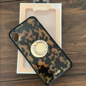 Sonix iPhone XS Max case- brown tortoise